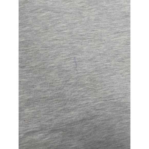 VINTAGE J Crew Blank Crewneck Sweatshirt Men Medium Gray USA 90s - Picture 4 of 11